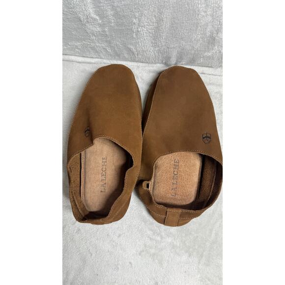 StockyardX La Leche NEW Mens Japanese Slippers Sz 10 Brown 100% Leather Handmade main image 10